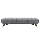 Malayah Performance Velvet Bench