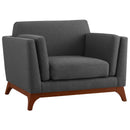 Tobias Upholstered Fabric Armchair