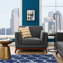 Tobias Upholstered Fabric Armchair