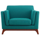 Tobias Upholstered Fabric Armchair