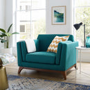 Tobias Upholstered Fabric Armchair