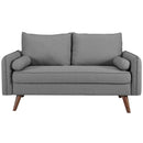 Dominik Upholstered Fabric Loveseat
