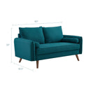 Dominik Upholstered Fabric Loveseat