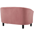 Jamal Channel Tufted Performance Velvet Loveseat