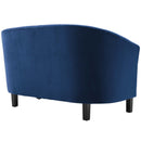 Jamal Channel Tufted Performance Velvet Loveseat