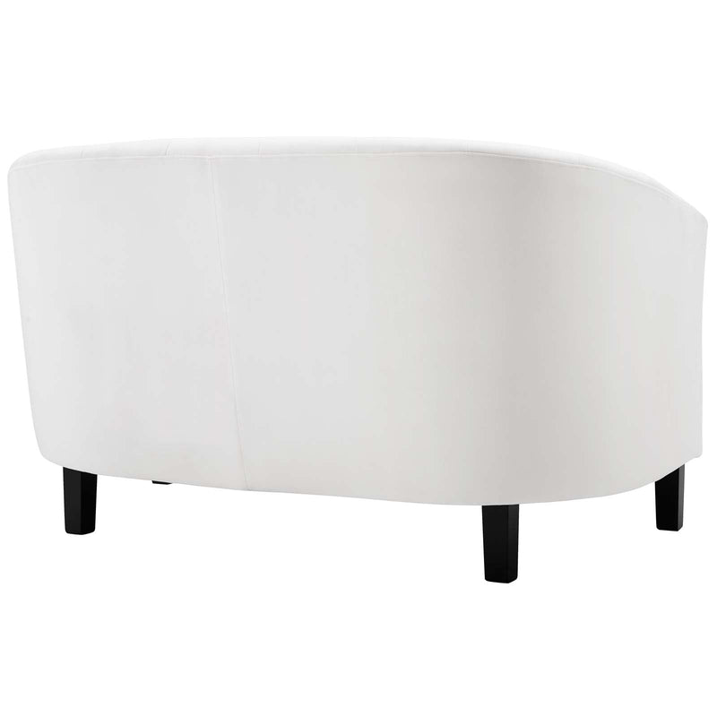 Jamal Channel Tufted Performance Velvet Loveseat