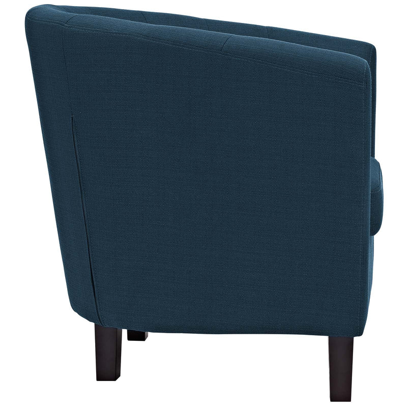 Julianna 3 Piece Upholstered Fabric Loveseat and Armchair Set