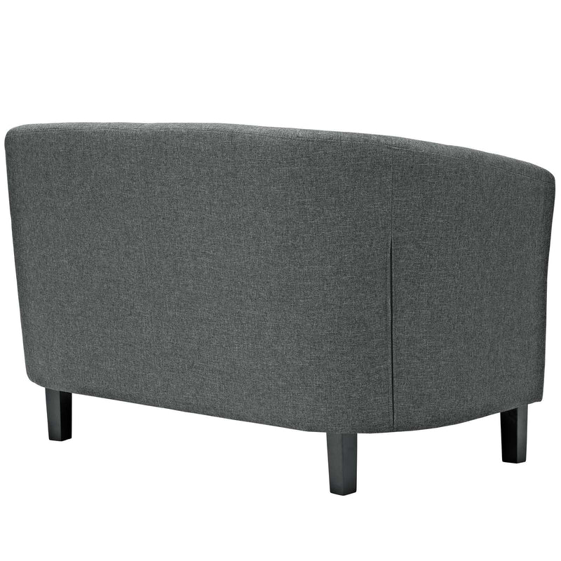 Julianna 3 Piece Upholstered Fabric Loveseat and Armchair Set
