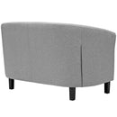 Julianna 3 Piece Upholstered Fabric Loveseat and Armchair Set
