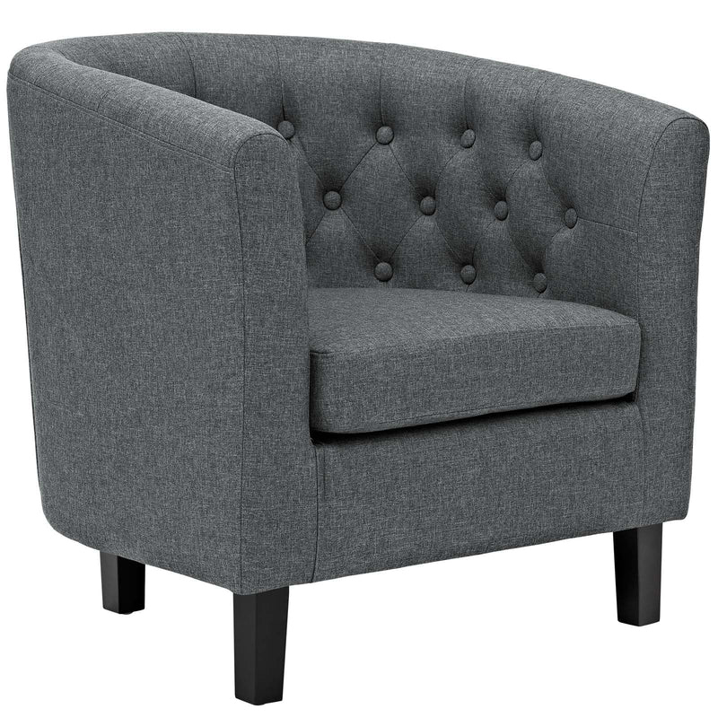 Jamal 2 Piece Upholstered Fabric Armchair Set