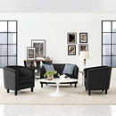 Jamal 3 Piece Performance Velvet Loveseat and Armchair Set