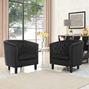 Jamal 2 Piece Performance Velvet Armchair Set