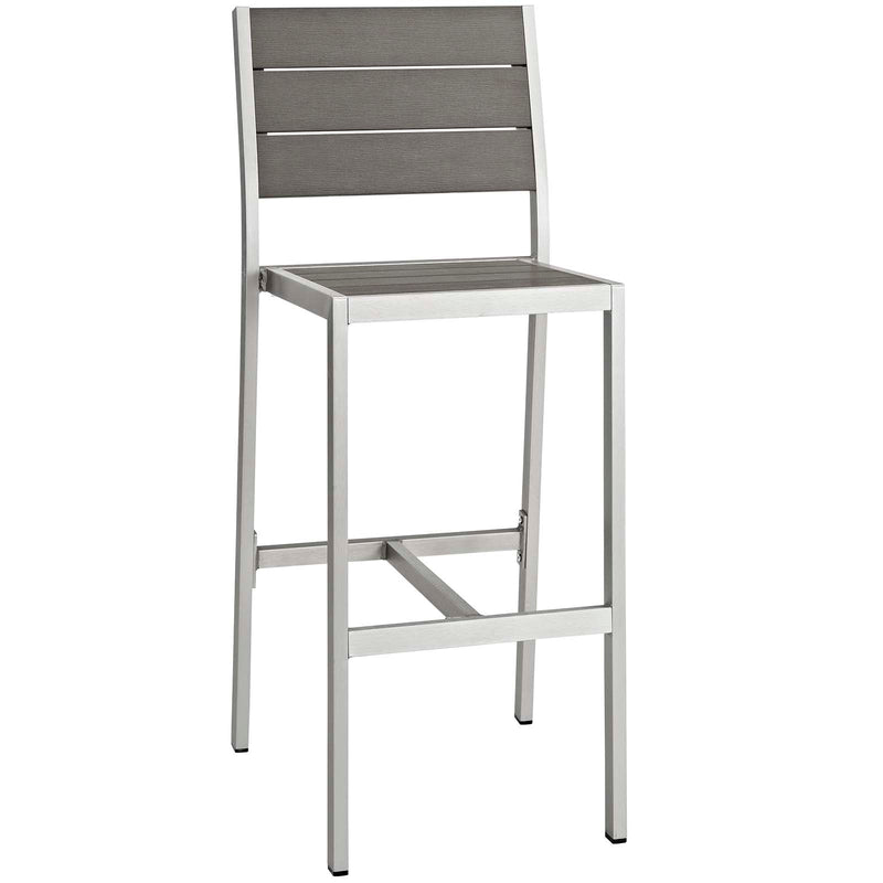 Ellen 3 Piece Outdoor Patio Aluminum Pub Set