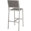 Ellen 3 Piece Outdoor Patio Aluminum Pub Set