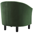 Jamal Channel Tufted Performance Velvet Armchair
