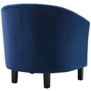 Jamal Channel Tufted Performance Velvet Armchair