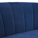 Jamal Channel Tufted Performance Velvet Armchair