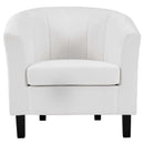 Jamal Channel Tufted Performance Velvet Armchair