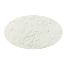 Fallon 54" Oval Artificial Marble Dining Table