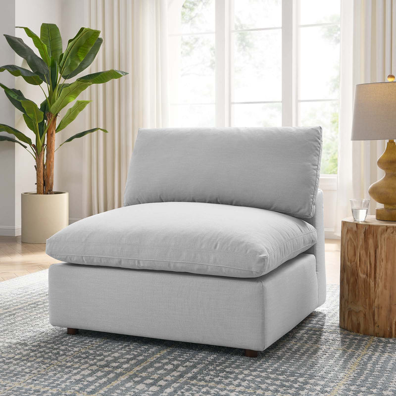 Liberty Down Filled Overstuffed Armless Chair