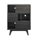 Allyson Three-Tier Display Storage Cabinet Stand