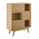 Allyson Three-Tier Display Storage Cabinet Stand