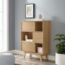 Allyson Three-Tier Display Storage Cabinet Stand