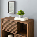 Allyson Three-Tier Display Storage Cabinet Stand