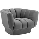 Genesis Performance Velvet Swivel Armchair