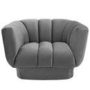 Genesis Performance Velvet Swivel Armchair