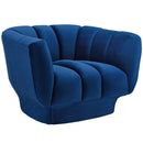Genesis Performance Velvet Swivel Armchair