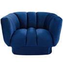 Genesis Performance Velvet Swivel Armchair