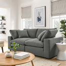 Liberty Down Filled Overstuffed 2 Piece Sectional Sofa Set