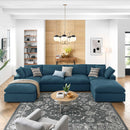 Liberty Down Filled Overstuffed 6-Piece Sectional Sofa