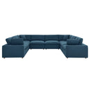 Liberty Down Filled Overstuffed 8-Piece Sectional Sofa