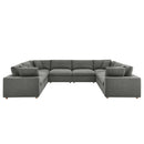 Liberty Down Filled Overstuffed 8-Piece Sectional Sofa