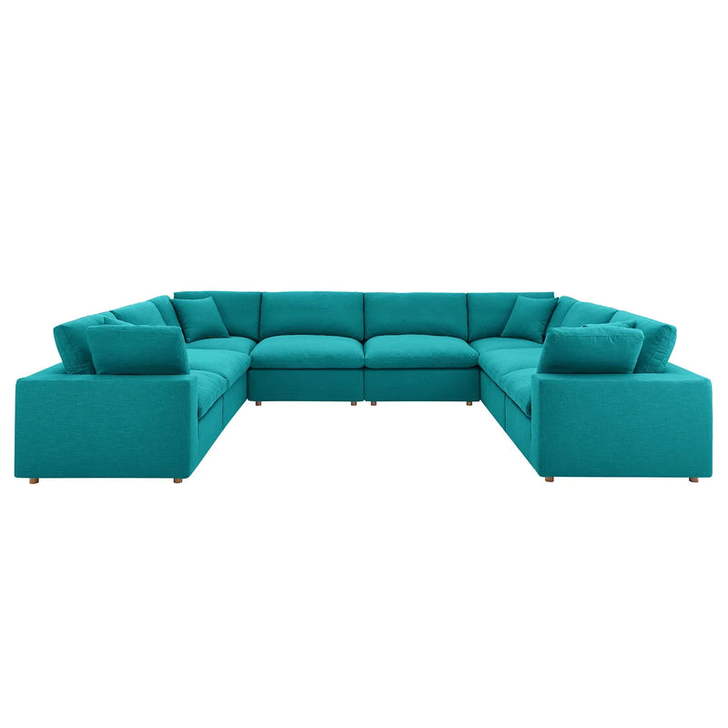 Liberty Down Filled Overstuffed 8-Piece Sectional Sofa