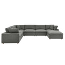 Liberty Down Filled Overstuffed 7-Piece Sectional Sofa