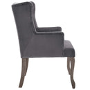 Bellamy French Vintage Dining Performance Velvet Armchair
