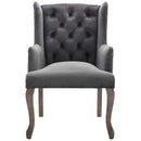 Bellamy French Vintage Dining Performance Velvet Armchair