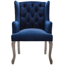 Bellamy French Vintage Dining Performance Velvet Armchair