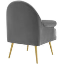 Dominik Tufted Button Accent Performance Velvet Armchair