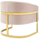 Lauryn Vertical Channel Tufted Performance Velvet Accent Armchair