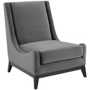 Greyson Accent Upholstered Performance Velvet Lounge Chair