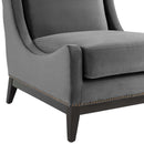 Greyson Accent Upholstered Performance Velvet Lounge Chair