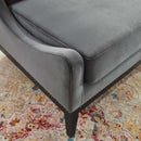 Greyson Accent Upholstered Performance Velvet Lounge Chair