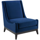 Greyson Accent Upholstered Performance Velvet Lounge Chair