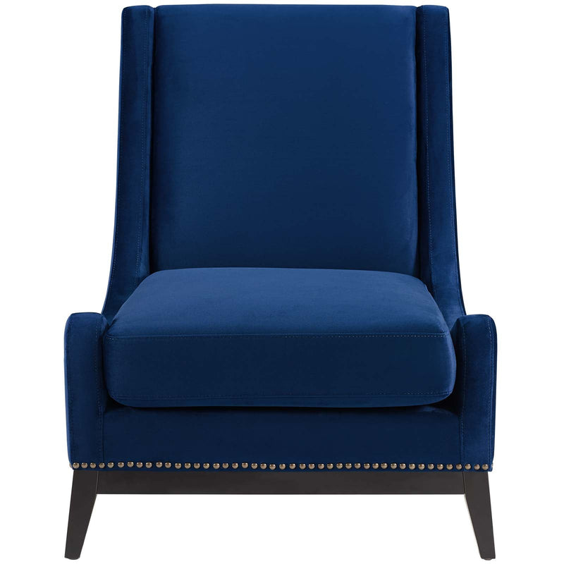 Greyson Accent Upholstered Performance Velvet Lounge Chair