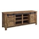 Khalil 71" Rustic Sliding Door TV Stand
