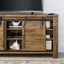 Khalil 71" Rustic Sliding Door TV Stand